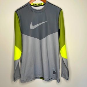 Nike Pro. Run Winter. Fitted size large. Insulated long sleeve work out shirt.